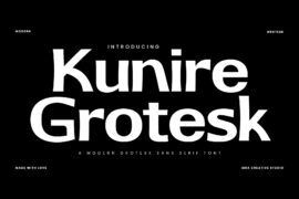 Kunire Grotesk Personal Use Font