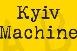 Kyiv Machine Font