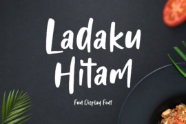 Ladaku Hitam Font