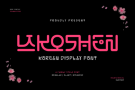 LAKOSHEN Trial Font