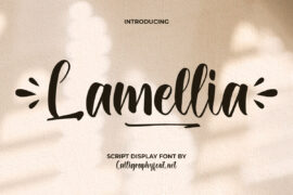 Lamellia Demo Font