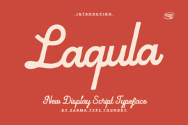 Laqula DEMO Font