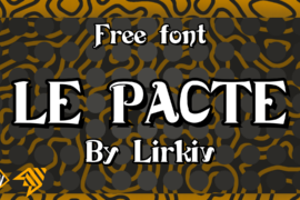 Le Pacte Font