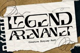 Legend Arenanet Demo Font