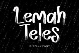 Lemah Teles – Personal Use Font