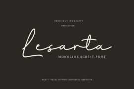 Lesarta Trial Font