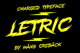 Letric PERSONAL USE ONLY Font