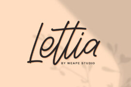 Lettia Demo Font