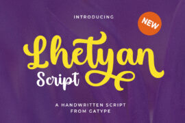 Lhetyan Script Font