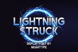 LightningStruck Demo Font