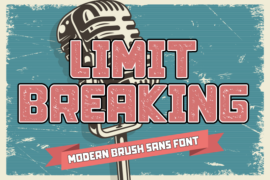 Limit Breaking – Personal use Font