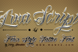 Lina Script Dot Demo Font Family