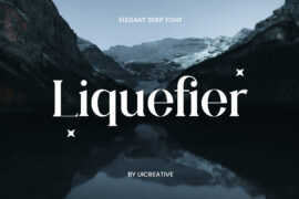 Liquefier Font
