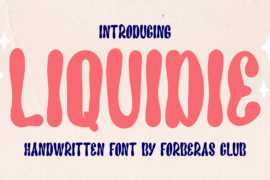 Liquidie Font