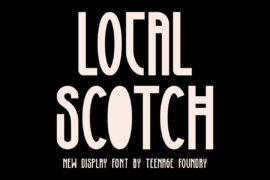 Local Scotch Font