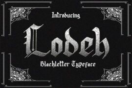 Lodeh Regular Font