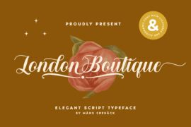 London Boutique PERSONAL USE Font