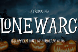 LONEWARC Font
