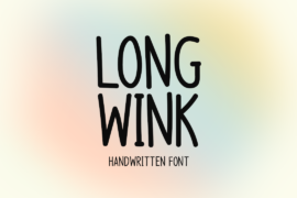 Long Wink Font