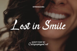 Lost In Smile Demo Font