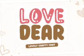 Love Dear – Personal Use Font