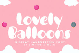 Lovely Balloons DEMO Font