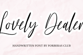 Lovely Dealer Font