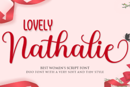 Lovely Nathalie Script Font