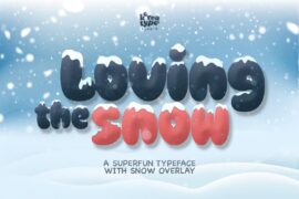 Loving Snow Trial Font Family