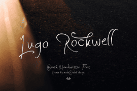 Lugo Rockwell Demo Font