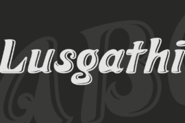 Lusgathi Font