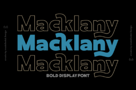 Macklany Demo Font