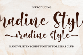 Madine Style Font