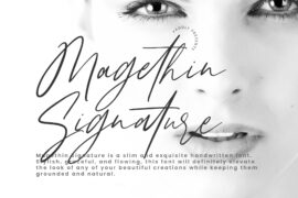 Magethin Signature Font