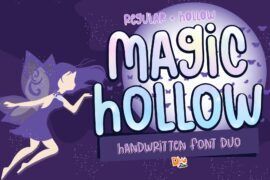 Magic Hollow Font