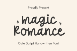 Magic Romance Font