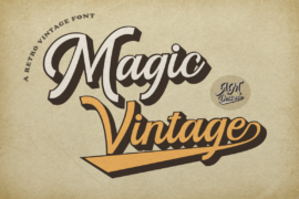 Magic Vintage Font Family