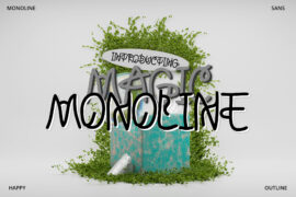 MagicMonolines Font