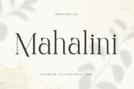 Mahalini Font