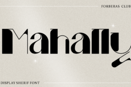 Mahally Font