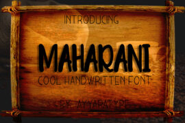 MAHARANI HANDWRITTEN Font