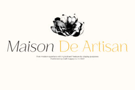 Maison De Artisan Free Font Family