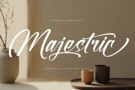 Majestric DEMO VERSION Font Family