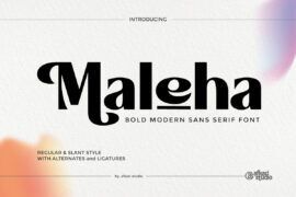 Maleha Font Family