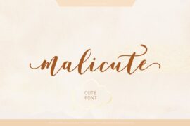 Malicute Script Font