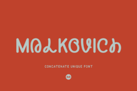 Malkovich Demo Font