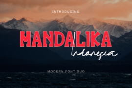 Mandalika Indonesia Font Family