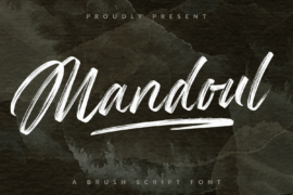 Mandoul Brush PERSONAL USE ONLY Font