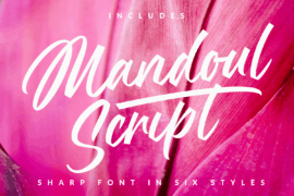 Mandoul Script PERSONAL USE ONLY Font Family