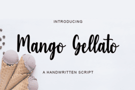 Mango Gellato Font